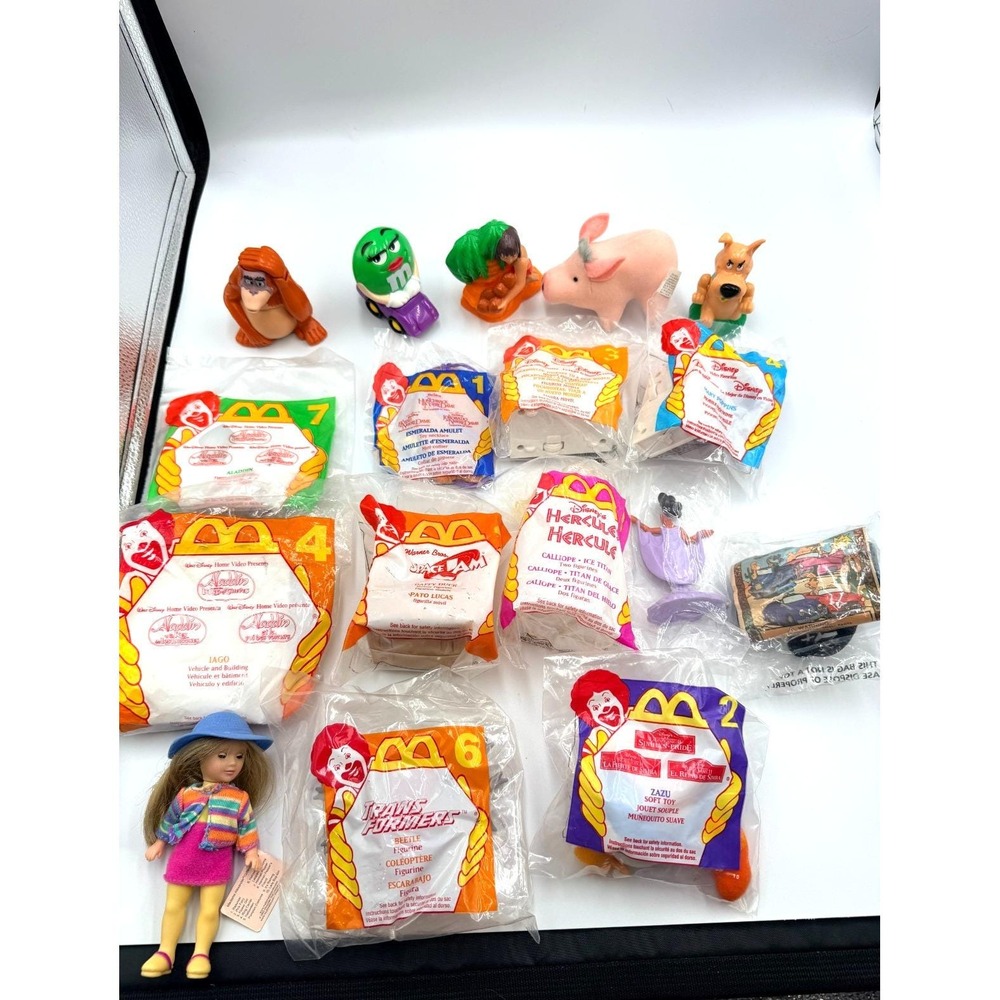 McDonalds 90's Happy Meal Toy Bundle of 16 Toys Assorted Mixed